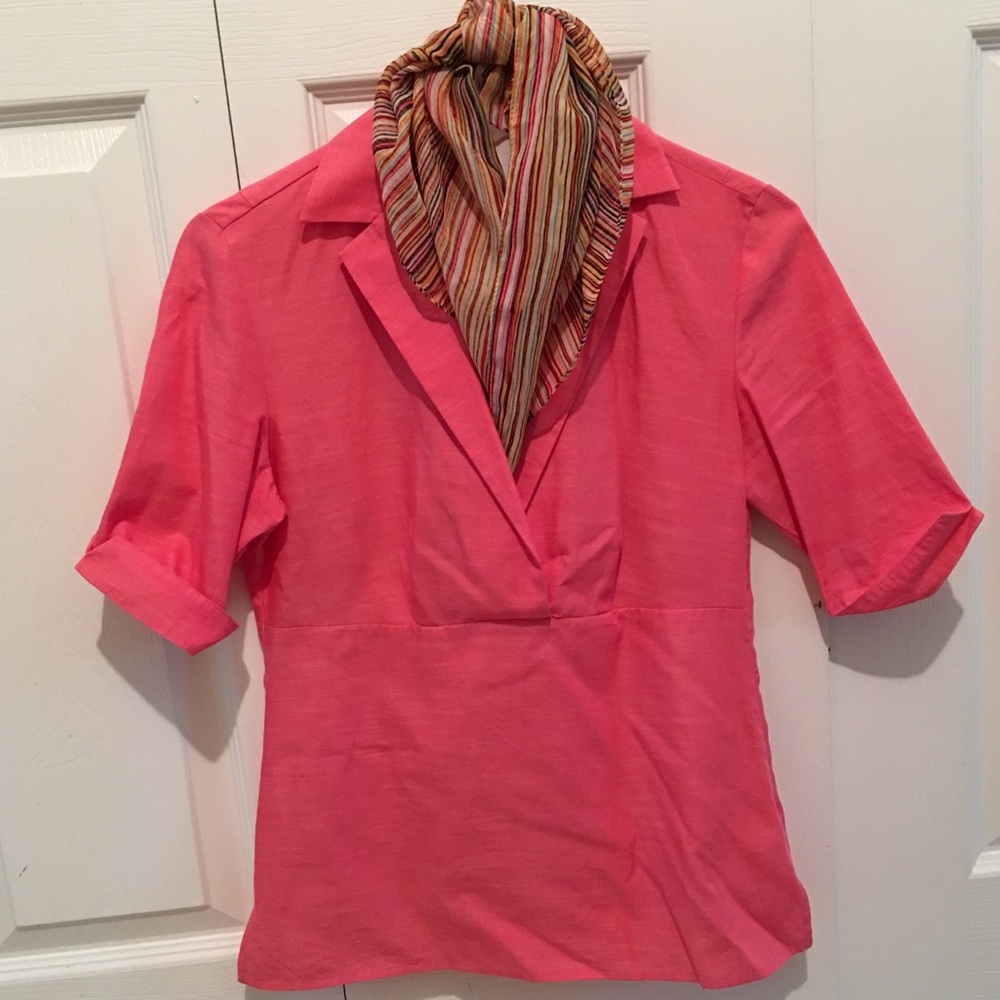 Sale!! 🎊Banana Republic pink top💐!! - Picture 3 of 5